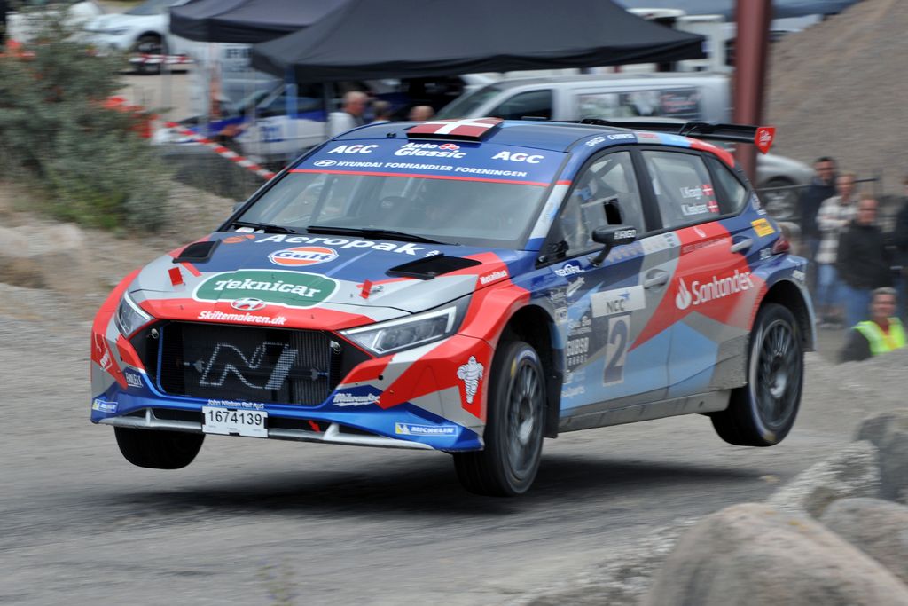 Med Bo Mølgaard som codriver blev Ib Kragh treer i Gammelrand
